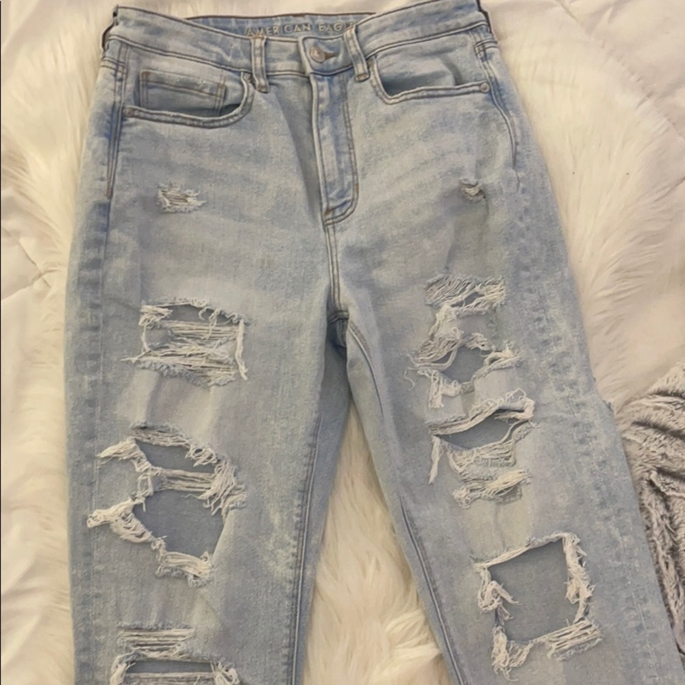 American eagle stretch Mom jeans